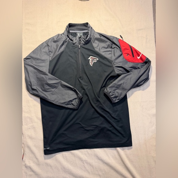Nike Other - Nike NFL Nike Half Zip Atlanta Falcons Sz L